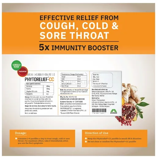 phyto relief cc lozenge tablet 10's